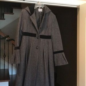 Rothschild long hooded dress coat